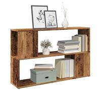 vidaXL Bibliothèque Vieux bois 100×24×63 cm en bois d'ingénierie Marron