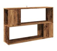 vidaXL Bibliothèque Vieux bois 100×24×63 cm en bois d'ingénierie Marron