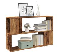 Vidaxl Bibliothèque Vieux Bois 100x24x63 Cm Bois D'ingénierie Marron