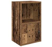 vidaXL Bibliothèque Vieux Bois 31x24x52 cm Bois d'ingénierie, étagère à Livres, Support de Rangement, Support à Livres, Armoire de Rangement
