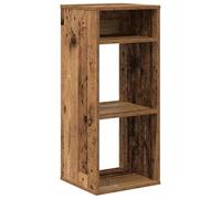 vidaXL Bibliothèque Vieux Bois 34x31x80 cm Bois d'ingénierie, Armoire de Rangement, étagère de Rangement, unité de rayonnage, étagère à Livres