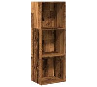 vidaXL Bibliothèque Vieux Bois 40x30x114 cm Bois d'ingénierie, étagère, étagère à Livres, Support de Livre, Armoire de Rangement, étagère de Rangement