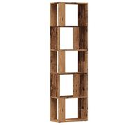 vidaXL Bibliothèque Vieux bois 45x24x159 cm Bois d'ingénierie Marron