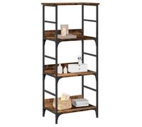 vidaXL Bibliothèque Vieux Bois 50x33x117,5 cm Bois d'ingénierie, bibliothèque, Armoire de Rangement, Support de Rangement, étagère, étagère à Livres