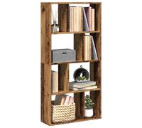 Vidaxl Bibliothèque Vieux Bois 60x20x120 Cm Bois D'ingénierie Marron