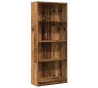 vidaXL Bibliothèque Vieux Bois 60x24x143 cm Bois d'ingénierie, étagère à Livres, Porte-Livres, Support à Livres, Armoire de Rangement