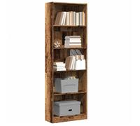 vidaXL Bibliothèque Vieux Bois 60×24×176 cm Bois d'ingénierie Marron