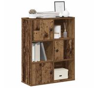 vidaXL Bibliothèque Vieux Bois 60×24×76,5 cm – Bois d'ingénierie, étagère à livres