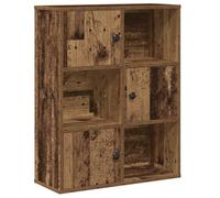 vidaXL Bibliothèque Vieux Bois 60×24×76,5 cm – Bois d'ingénierie, étagère à livres