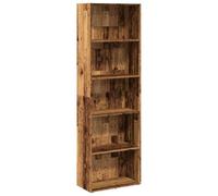 vidaXL Bibliothèque Vieux Bois 60x30x189 cm Bois d'ingénierie, étagère, étagère à Livres, Support de Livre, Armoire de Rangement, étagère de Rangement