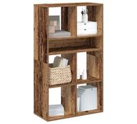 Vidaxl Bibliothèque Vieux Bois 66x31x112 Cm Bois D'ingénierie Marron