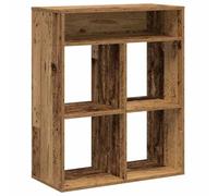 Bibliothèque vieux bois 66x31x80 cm bois d ingénierie