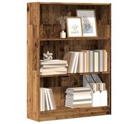 vidaXL Bibliothèque vieux bois 80x24x109 cm bois d'ingénierie Marron