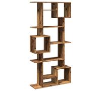 vidaXL Bibliothèque Vieux Bois 92x29x188 cm Bois d'ingénierie Marron