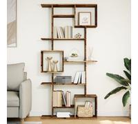 vidaXL Bibliothèque Vieux Bois 92x29x188 cm Bois d'ingénierie Marron