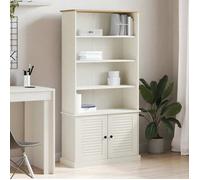 vidaXL Bibliothèque VIGO blanc 85 x 35 x 170 cm en bois massif de pin 353197