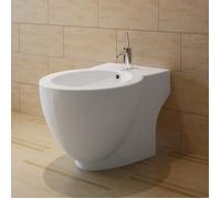 vidaXL Bidet rond Céramique haute qualité Blanc