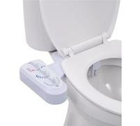 vidaXL Bidetaansluiting voor toiletbril met dubbel mondstuk145292 Blanc G