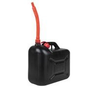 vidaXL Bidon d'essence avec bec verseur flexible 3 pcs. noir 20 L