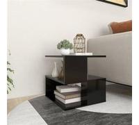 Vidaxl Table D'appoint Noir 40x40x40 Cm Aggloméré Noir