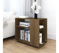 Vidaxl Table D'appoint Chêne Marron 70x35x55 Cm Bois D'ingénierie Marron