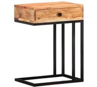 Vidaxl Table D'appoint En Forme D'u 45x30x61 Cm Bois D'acacia Massif Multicolore