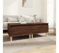 vidaXL Tables d'appoint 2 pcs Chêne marron 50x46x35 cm Bois ingénierie