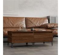 Vidaxl Tables D'appoint 2 Pcs Chêne Marron 50x46x35 Cm Bois Ingénierie Marron