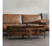 Bijzettafels 2 st 50x46x35 cm bewerkt hout gerookt eikenkleurig819527