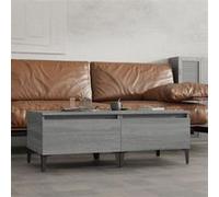 Vidaxl Tables D'appoint 2 Pcs Sonoma Gris 50x46x35 Cm Bois Ingénierie Marron