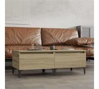 vidaXL Bijzettafels 2 st 50x46x35 cm bewerkt hout sonoma eikenkleurig819523 Marron G