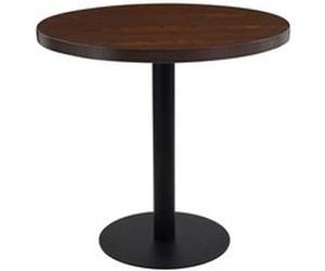 vidaXL Bistrotafel 80 cm MDF donkerbruin286425 Brun G