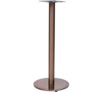 Vidaxl Pied De Table De Bistro Doré Ø45x107 Cm Acier Inoxydable Doré