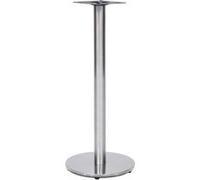Pied de table de bistro Argenté Ø45x107 cm Acier inoxydable