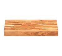 vidaXL Bloc à hacher 40×30×4 cm Acacia massif