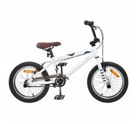 vidaXL BMX 16 Pouces pour 5-8 ans Blanc 42009711