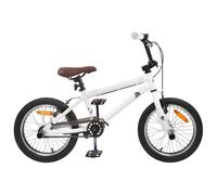 Vidaxl Bmx 18 Pouces Pour Les Enfants De 7 À 10 Ans Blanc