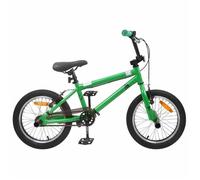 vidaXL Vélo BMX 20" pour plus de 9 ans, vert, vélo BMX classique pour enfants, guidon et selle réglables, adolescents, vitesse unique, cadre en acier