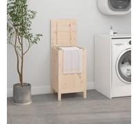 vidaXL Bo?te ¿¿ linge 44x44x76 cm Bois massif de pin
