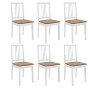 vidaXL Bo?te ¿¿ linge Blanc 44x44x66 cm Bois massif de pin