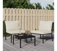 vidaXL Opbergboxen met deksel 4 st 28x28x28 cm wit325208 Blanc G