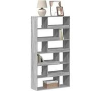 vidaXL Boekenkast 100x33x187,5 cm bewerkt hout grijs sonoma eikenkleur3309353 Gris G