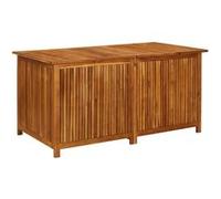 Bois d'Acacia Solide Boîte de Rangement de Jardin 150x80x75 cm Banc vidaXL