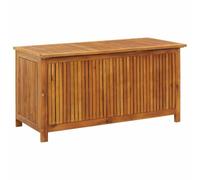 vidaXL Boîte de rangement de jardin 113x50x58 cm Bois d'acacia solide