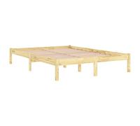 vidaXL Cadre de lit Bois massif 120 x 190 cm Petit double 809987