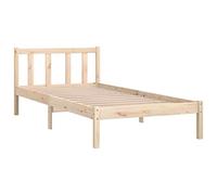 vidaXL Cadre de lit Bois de pin massif 90x200 cm