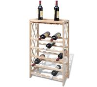 vidaXL Bois de Sapin Solide Casier à Bouteille pour 25 Bouteilles Casier à Vin