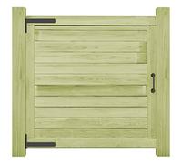 vidaXL Bois Pin Imprégné Portail de Jardin 100x100 cm Arche Portillon Clôture