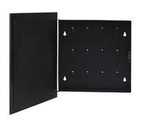 vidaXL Boîte à clés avec panneau magnétique Noir 35x35x5,5 cm