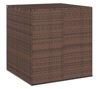 Vidaxl Boîte À Coussins De Jardin Résine Tressée 100x97,5x104cm Marron Marron